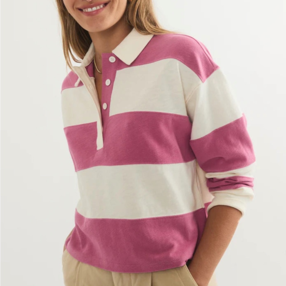 Marine Layer - Rugby Crop Polo